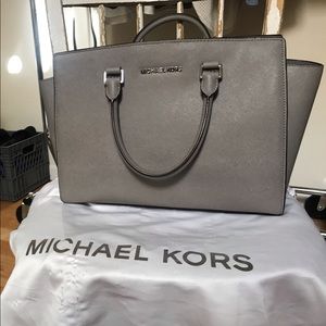 Michael Kors Gray satchel.